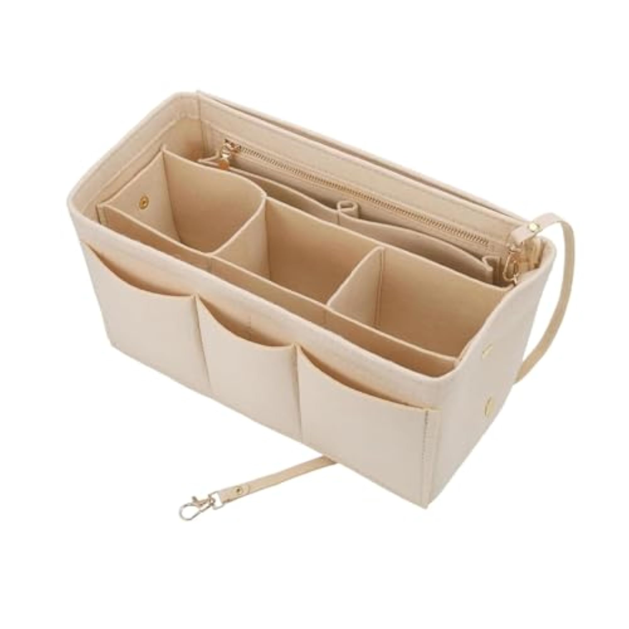 Felt Cosmetic Case Multipurpose Tote Organizer Insert